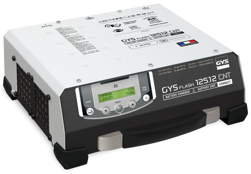 Werkstatt Ladegerät GYSFLASH 125.12 CNT FV 12V 120Amp.